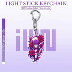 Girl Group Floral Lightstick Keychain