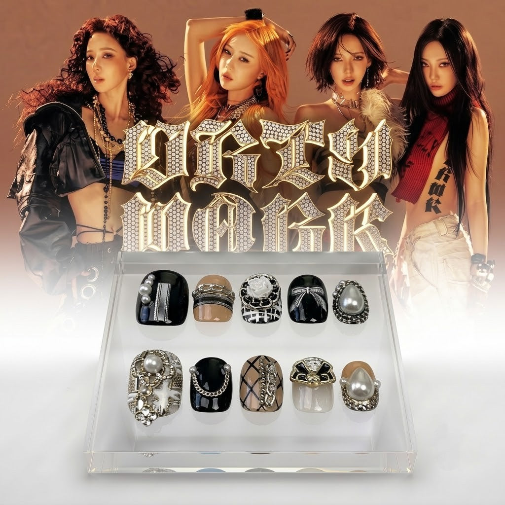 aespa "Dirty Work" Ver. 1 Press-On Nails
