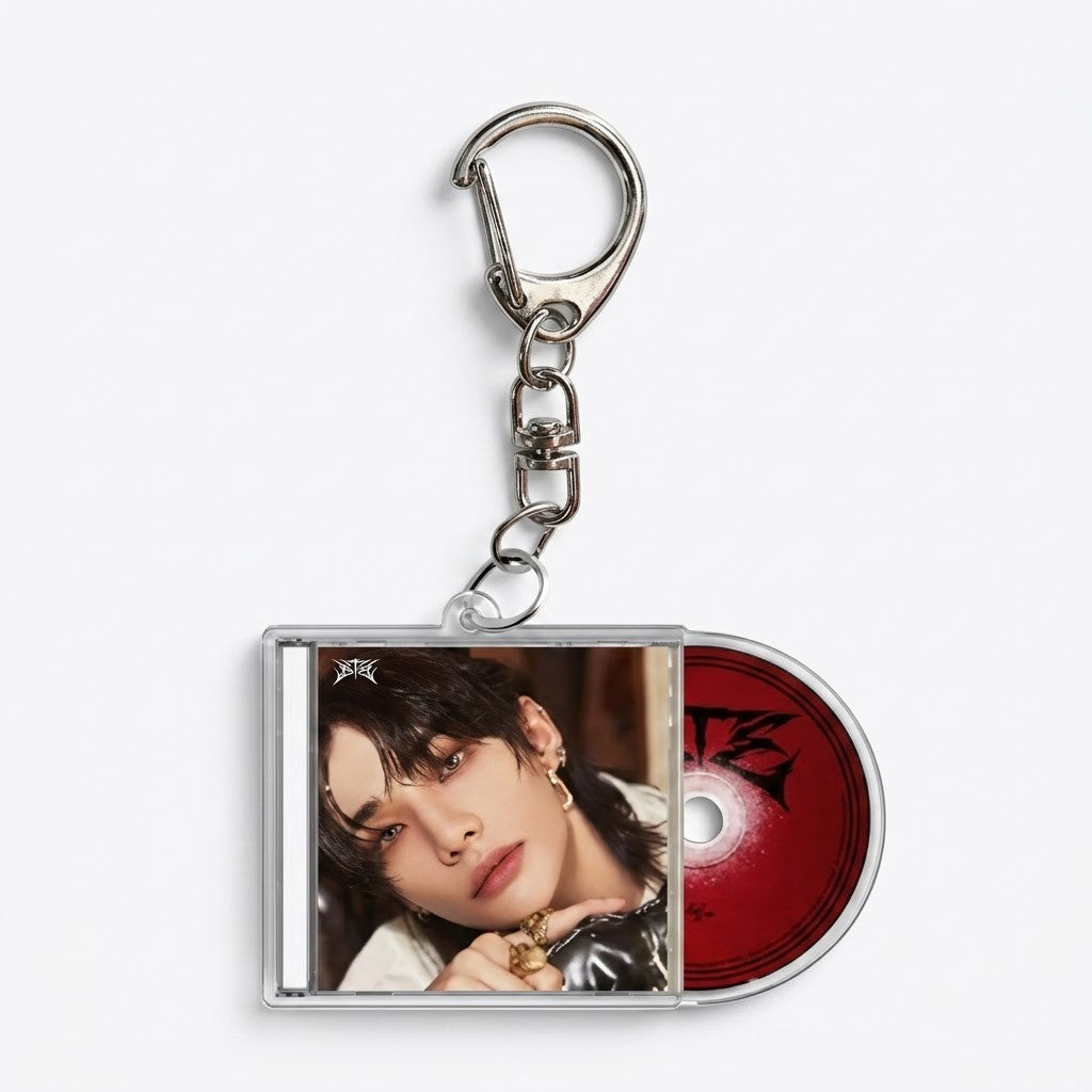 Stray Kids "Sliding CD" Album Keyring