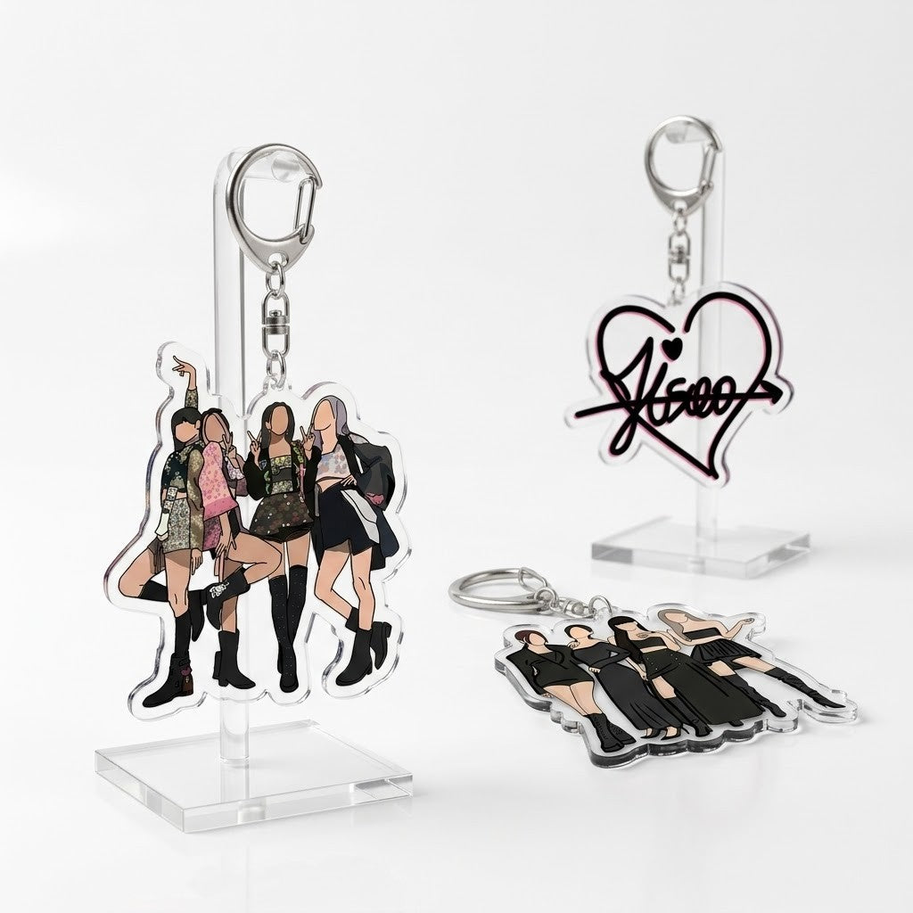 BLACKPINK Fanart & Signature Keychains
