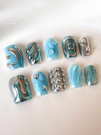 P1Harmony Unique Cyber Press-On Nails