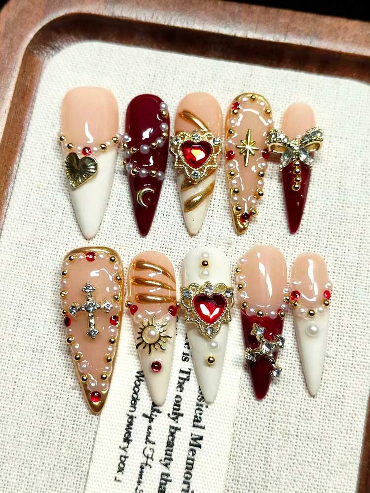Stray Kids Imperial Met Gala Press-On Nails (Long Edition)