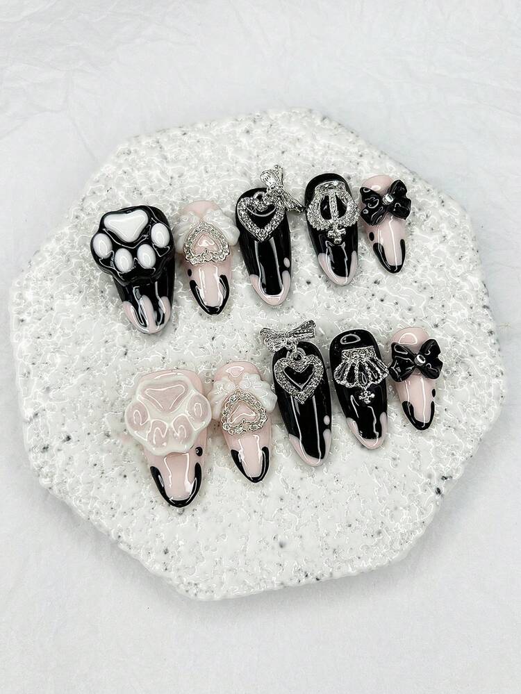 MEOVV Dark  Press-On Nails