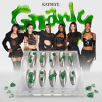 KATSEYE Gnarly High-Gloss Chrome Nails