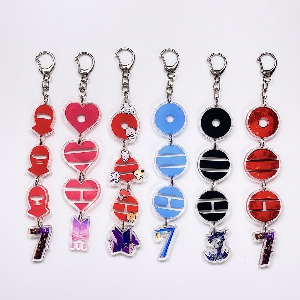 BTS Arirang 7-Member Icon Keychain