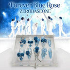 ZEROBASEONE Blue Rose Press-On Nails