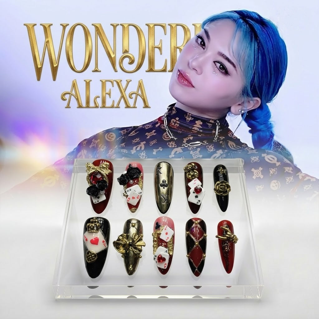 AleXa Royal Wonderland Press-On Nails