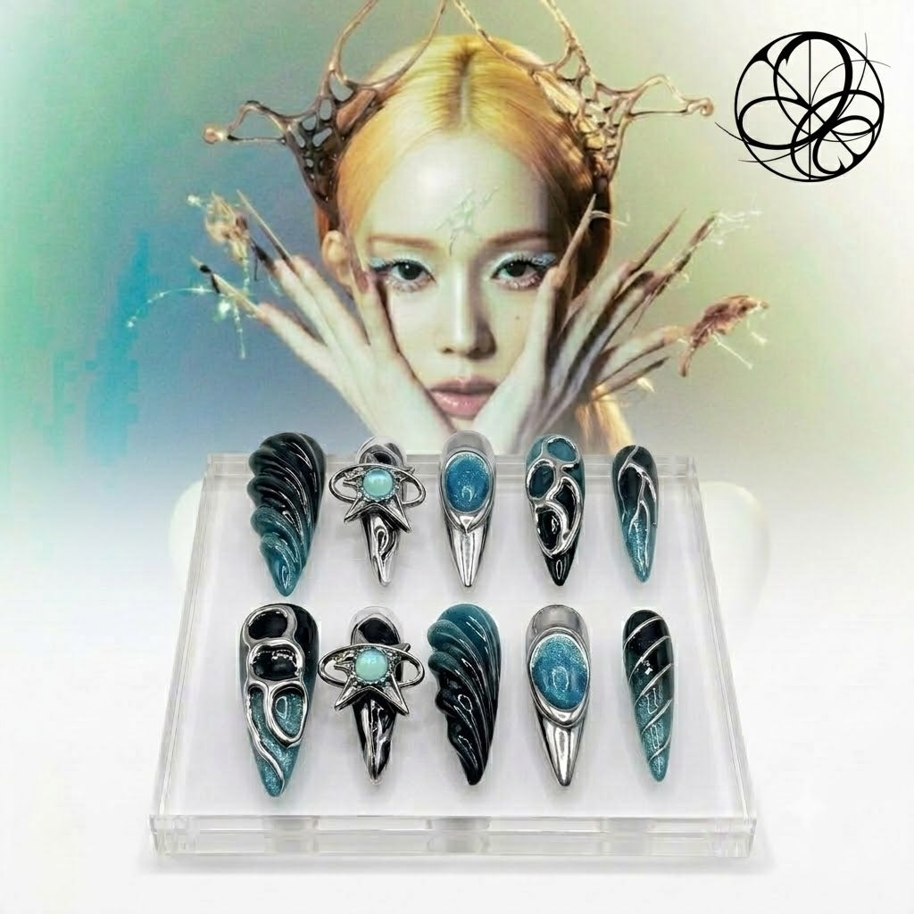 AESPA Armageddon 4 Members Custom Press-On Nails