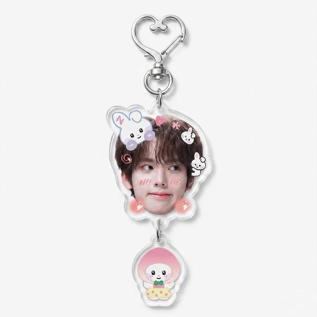 ZB1 "Sweet Companion" Heart Keychain