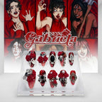 KATSEYE "Gabriela" Bloody Rose Press-On Nails
