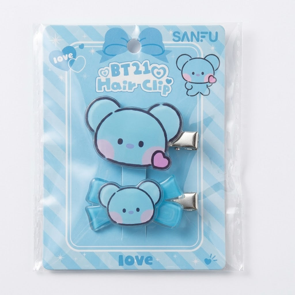 BT21 Hair Clip Sets