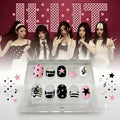 ILLIT Polka Dot & Bow Press-On Nails
