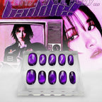 IVE Yujin Resemblance Velvet Purple Nails