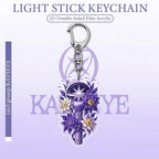 Girl Group Floral Lightstick Keychain