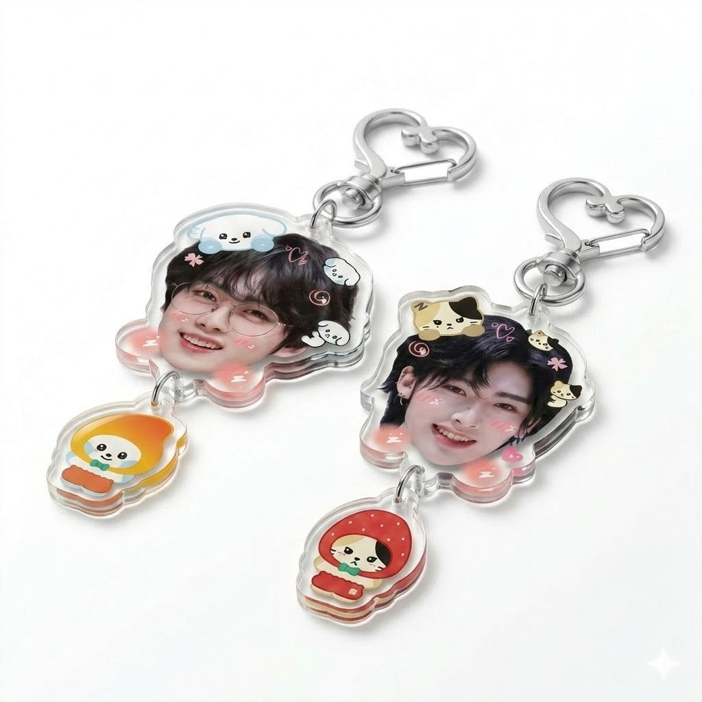 ZB1 "Sweet Companion" Heart Keychain