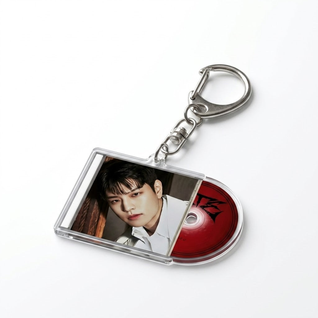 Stray Kids "Sliding CD" Album Keyring