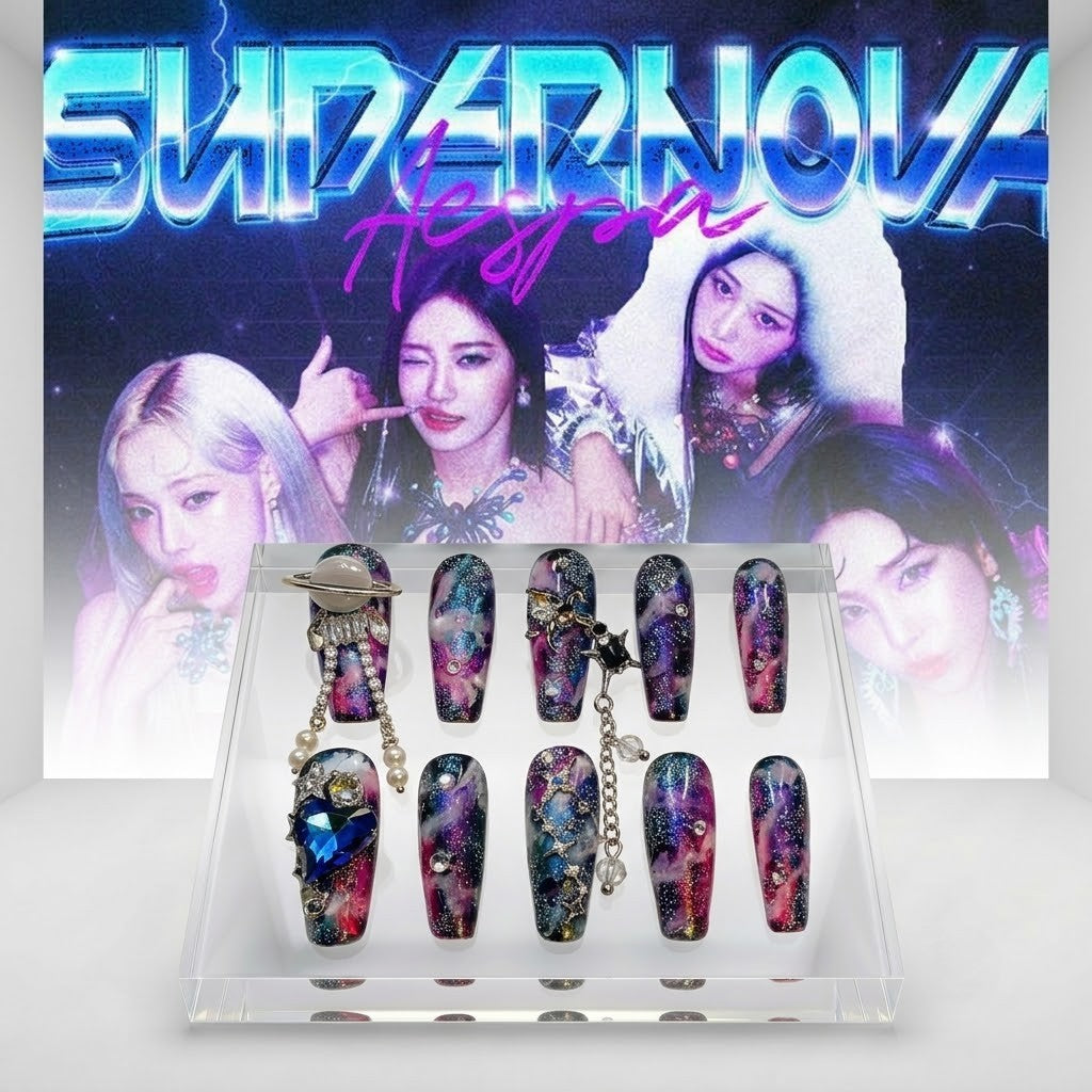 aespa "Supernova" Press-On Nails