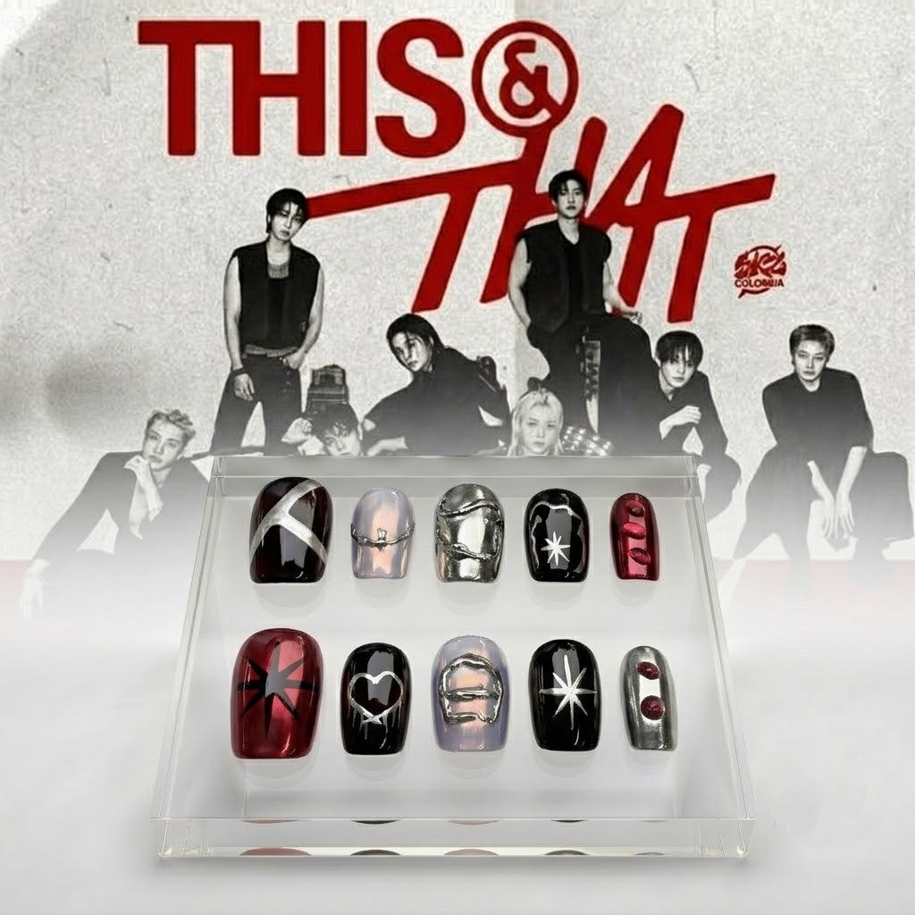 STRAY KIDS "THIS & THAT"/ VENOM Press-On Nails