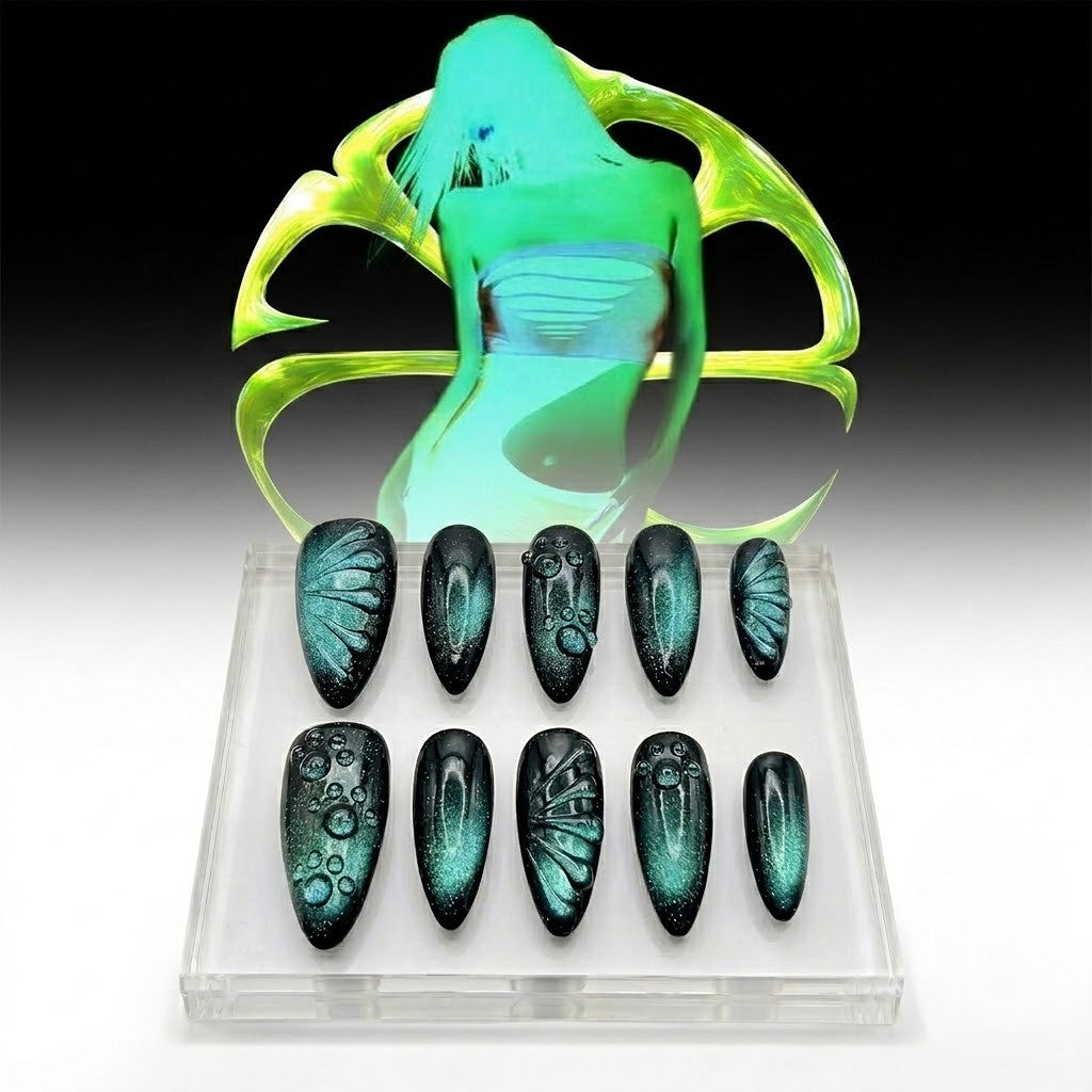 AESPA Lemonade Eclipse Press-On Nails