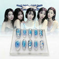 LE SSERAFIM Pure Water Press-On Nails