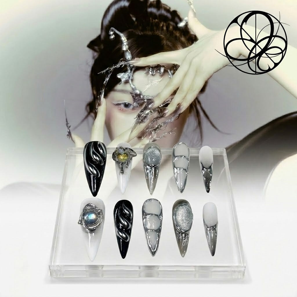 AESPA Armageddon 4 Members Custom Press-On Nails