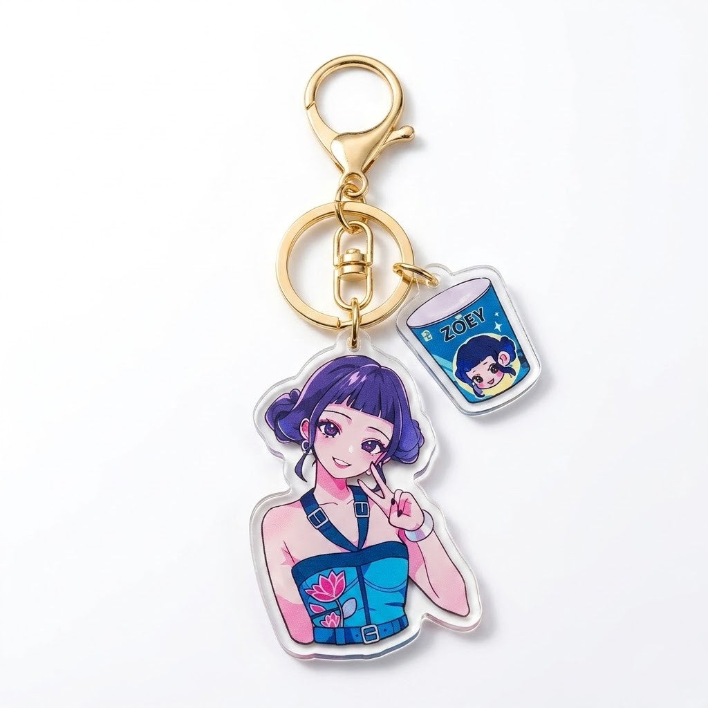 K-Pop Demon Hunters "Snack Time" Acrylic Charm