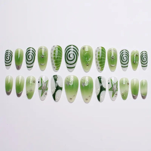 AESPA Lemonade Cyber Press-On Nails