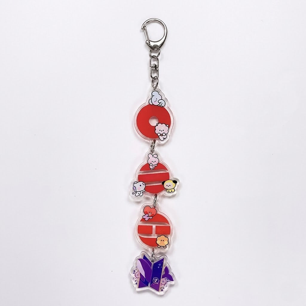 BTS Arirang 7-Member Icon Keychain