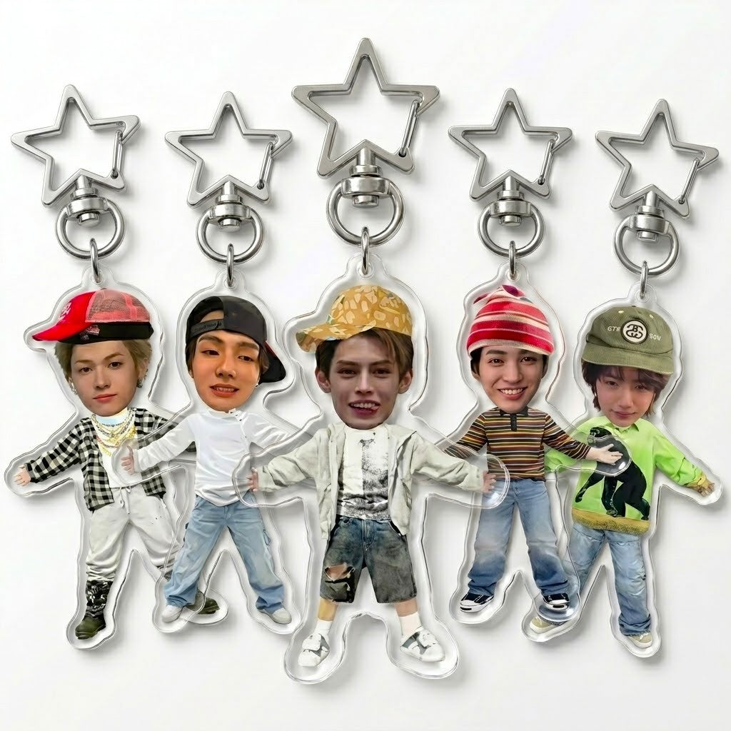 CORTIS 360 Star Portrait Keyring
