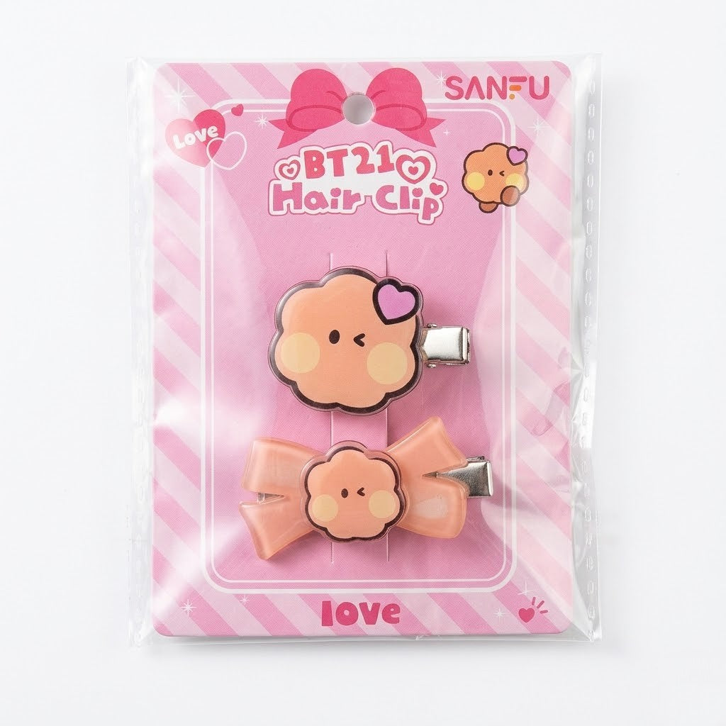 BT21 Hair Clip Sets