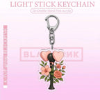 Girl Group Floral Lightstick Keychain