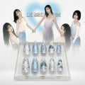 LE SSERAFIM Aura Heart Press-On Nails