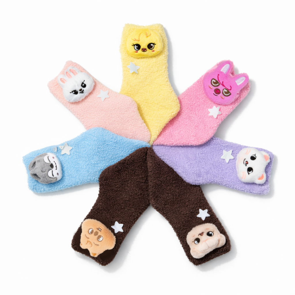 SKZOO Character Fuzzy Socks