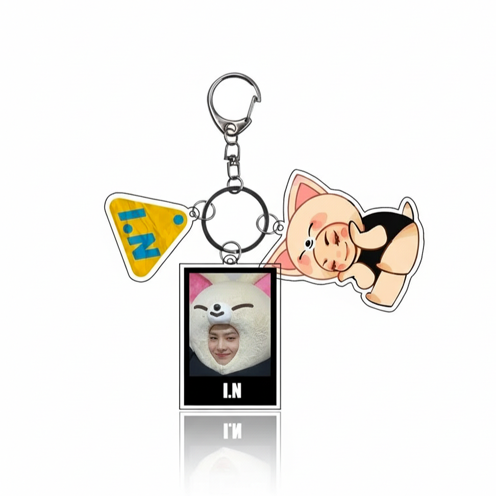 SKZOO Photo & Character Keyring Set