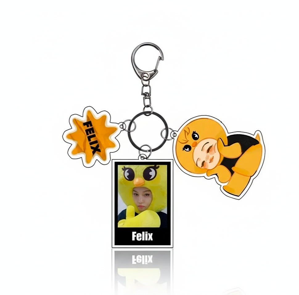 SKZOO Photo & Character Keyring Set