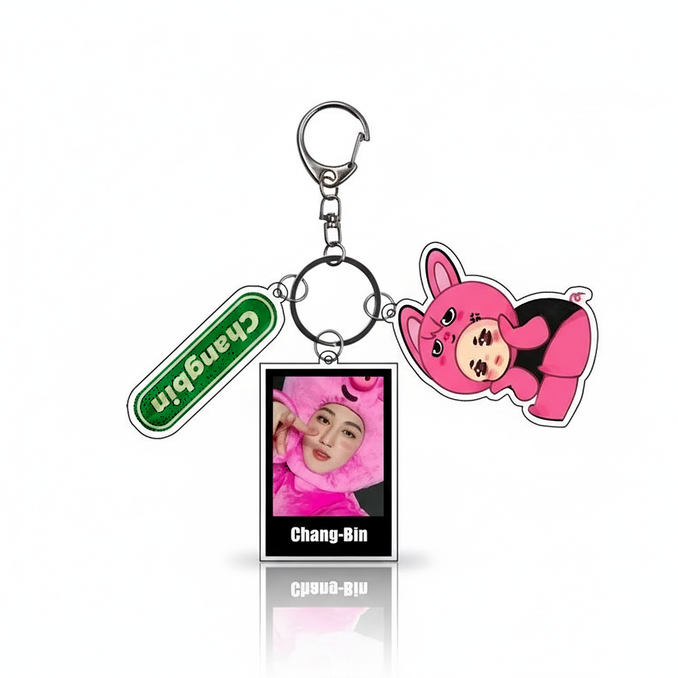 SKZOO Photo & Character Keyring Set