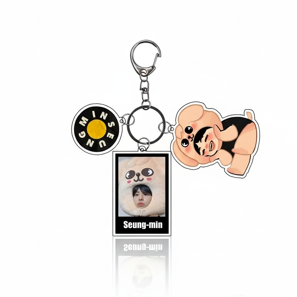 SKZOO Photo & Character Keyring Set