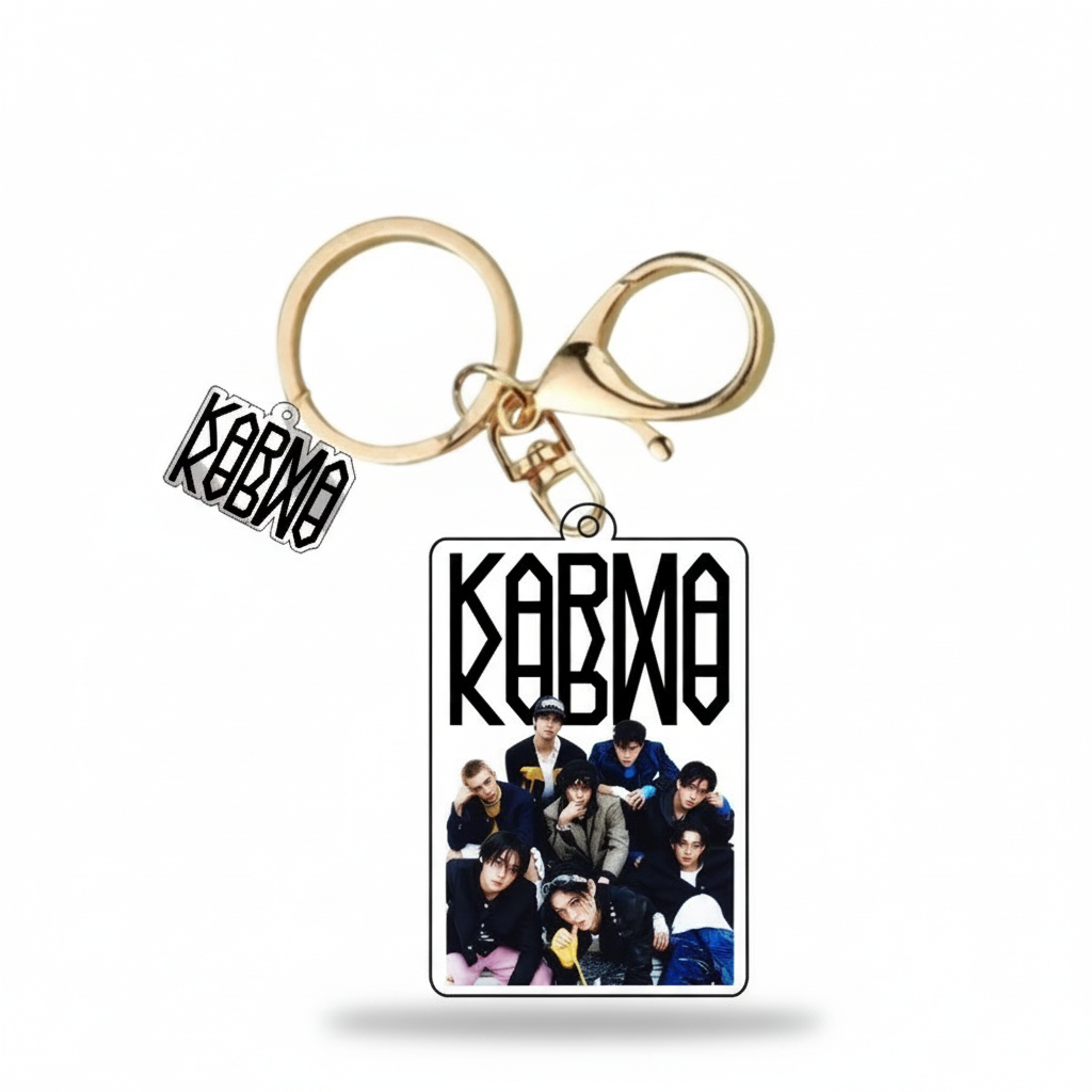 Stray Kids KARMA Photo Keychain