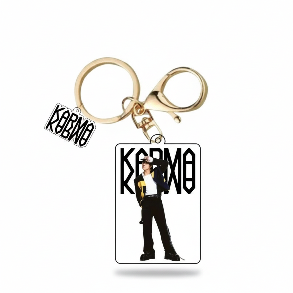 Stray Kids KARMA Photo Keychain