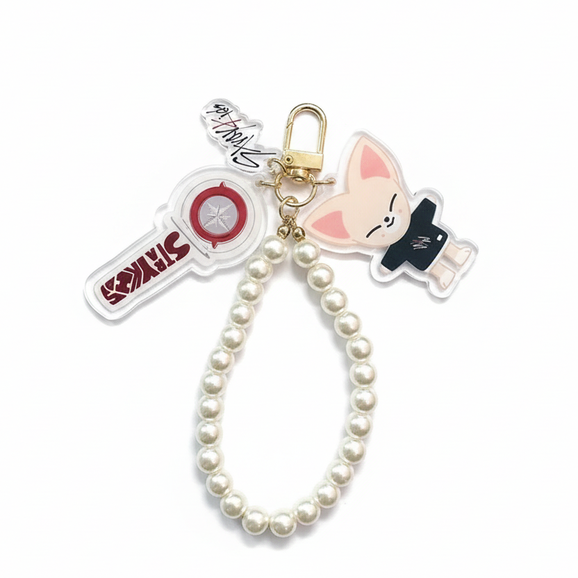 Stray Kids SKZOO Pearl Keychain