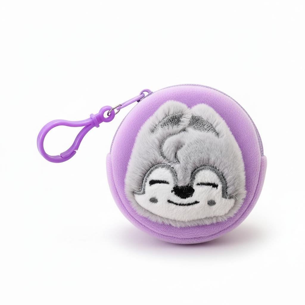 SKZOO Mini Plush Zipper Keyring