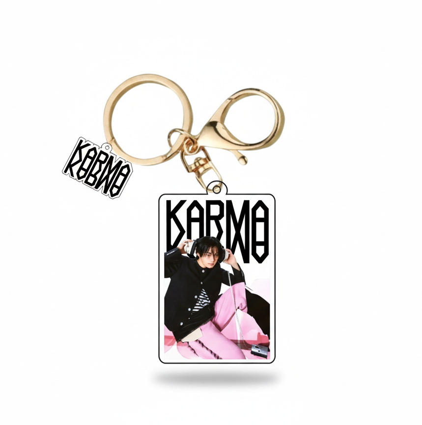 Stray Kids KARMA Photo Keychain