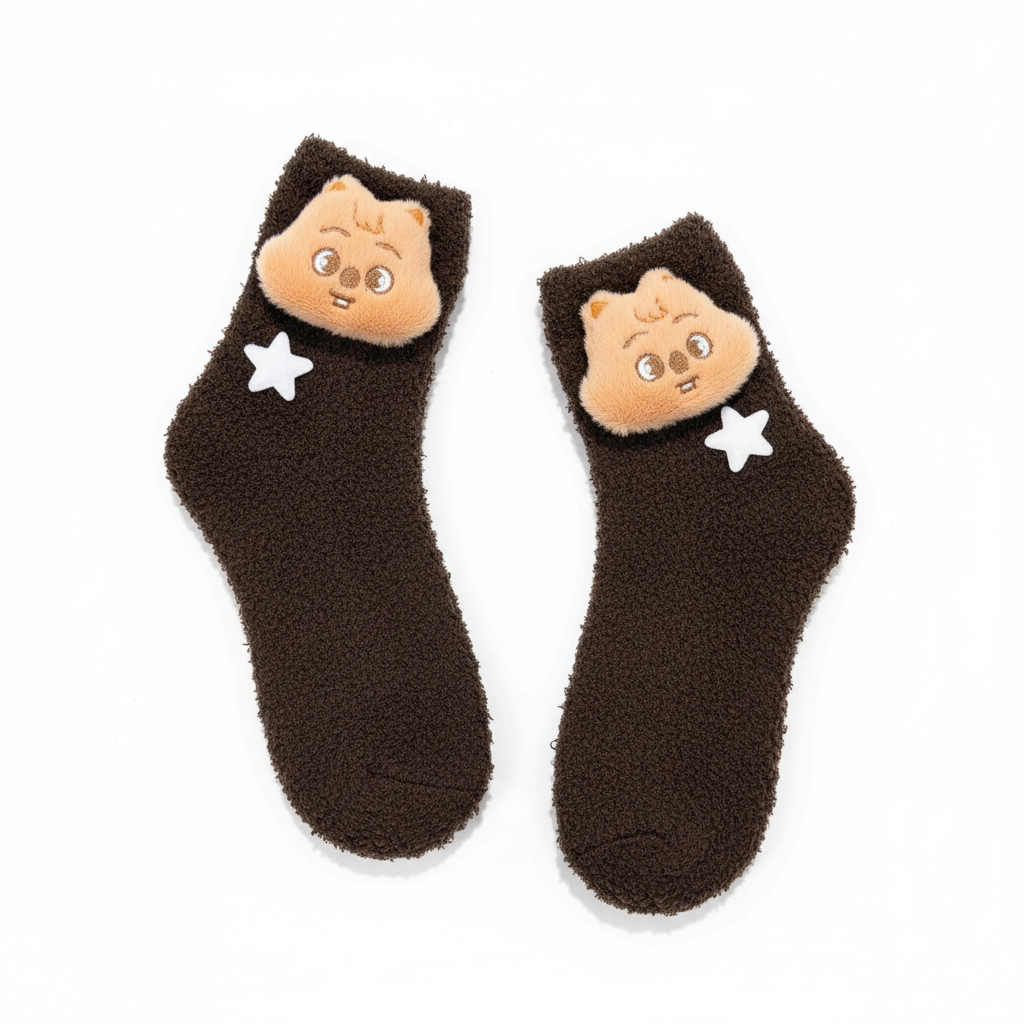 SKZOO Character Fuzzy Socks