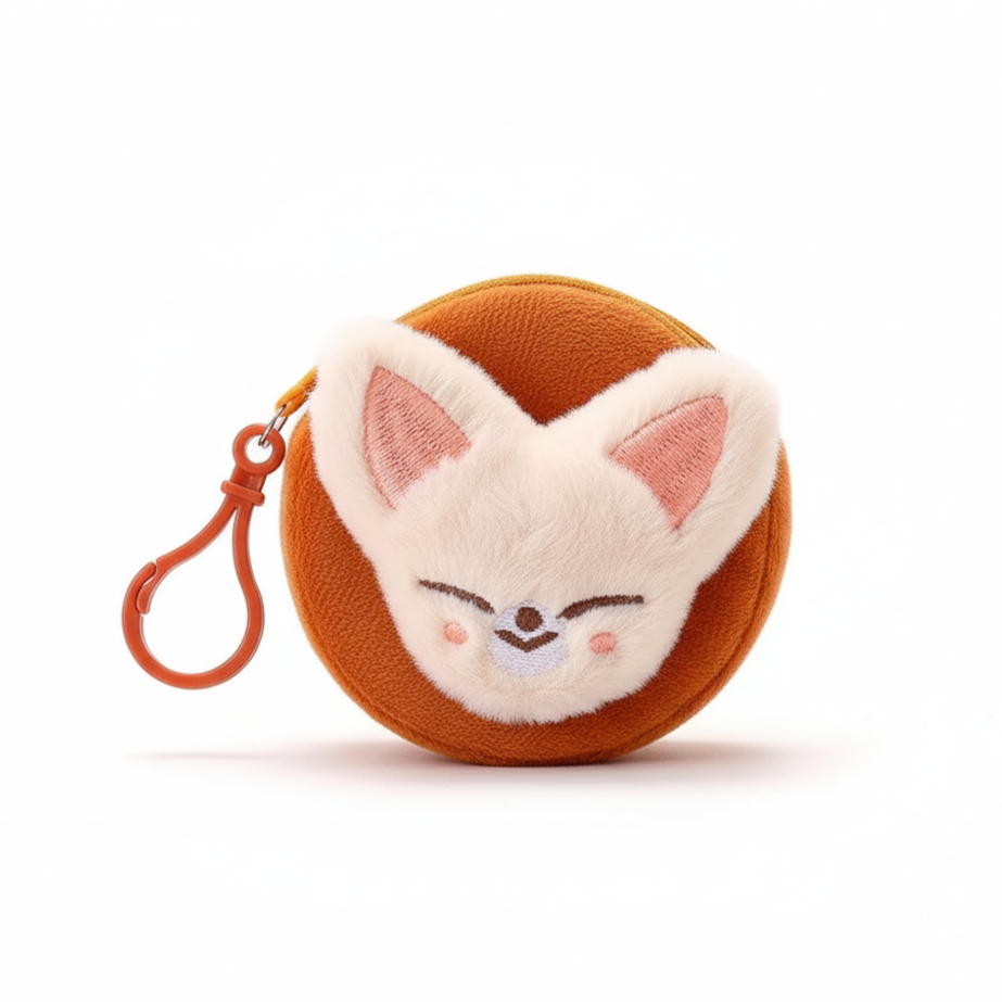 SKZOO Mini Plush Zipper Keyring
