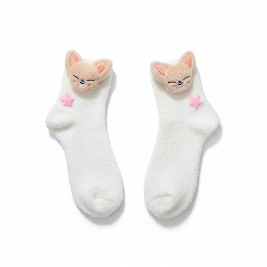 SKZOO Character Fuzzy Socks