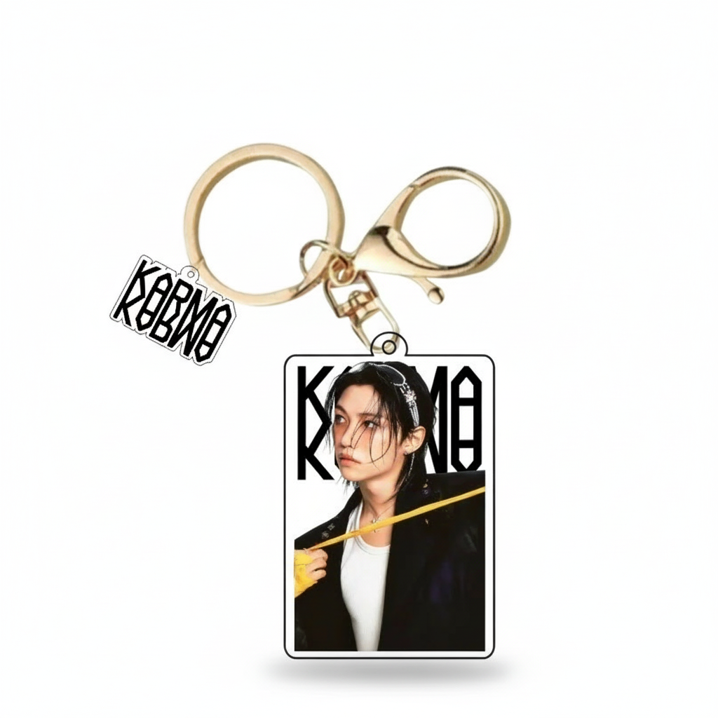 Stray Kids KARMA Photo Keychain