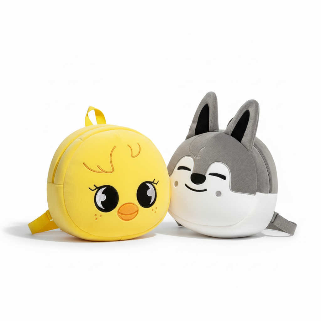 SKZOO Plush Character Backpack Set