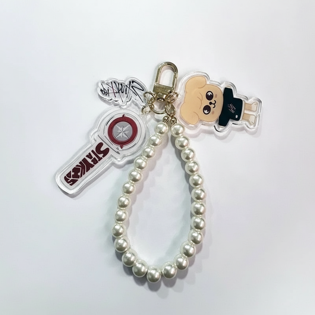 Stray Kids SKZOO Pearl Keychain