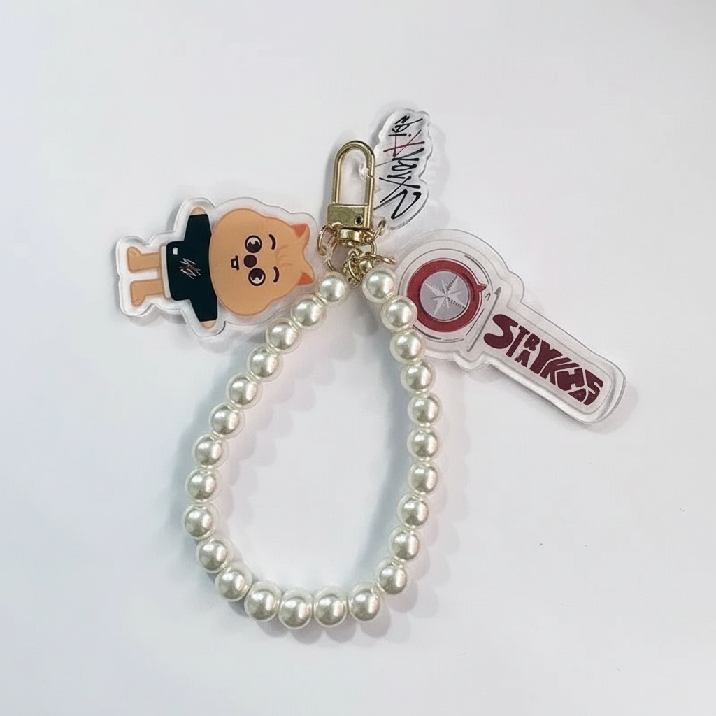 Stray Kids SKZOO Pearl Keychain