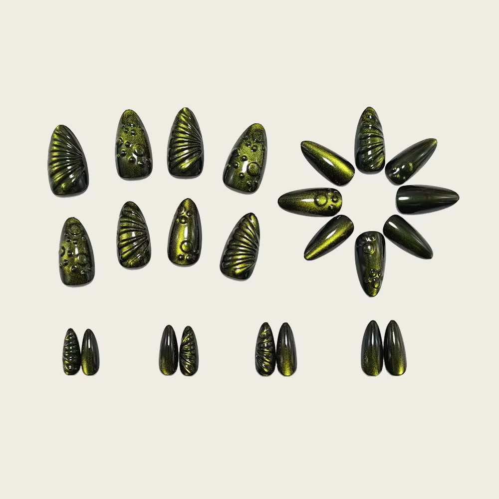 AESPA Lemonade Splash Press-On Nails